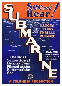 Ocean Prints: SUBMARINE, poster art, 1928