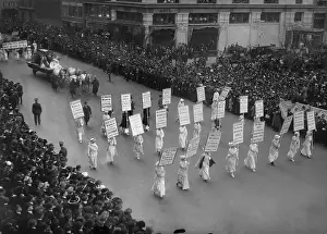 Police Prints: Suffrage Parade in New York City, Oct