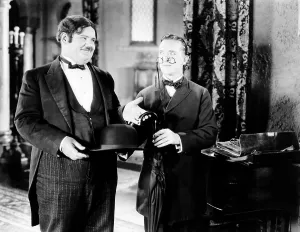 Pince Nez Prints: SUGAR DADDIES, from left: Oliver Hardy, Stan Laurel, 1957