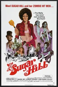 Afro Prints: SUGAR HILL, US poster, Marki Bey (center), 1974