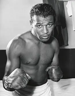 Bare Chested Prints: Sugar Ray Robinson was the welterweight boxing champion from 1946-1950