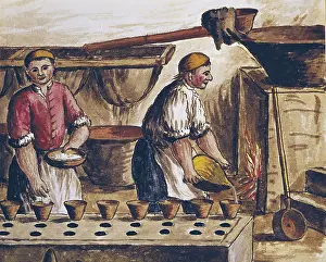 Pinafore Prints: Sugar Refinery. Illustration by Jan van Grevenbroeck or Grevenbroch (1731-1807)