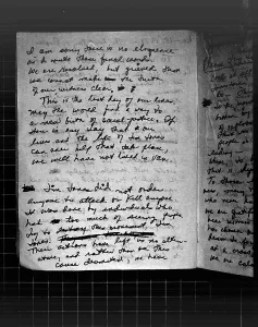 Communes Prints: Suicide note, Written and signed by Annie Moore