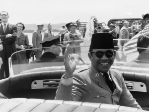 Convertible Prints: Sukarno, President of Indonesia, during his trip to Washington