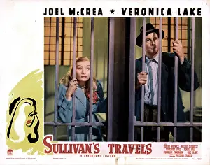 Joel Prints: SULLIVAN'S TRAVELS, from left, Veronica Lake, Joel McCrea, 1941