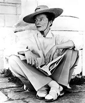 SUMMERTIME, (aka SUMMER MADNESS), Katharine Hepburn, on location in Venice, 1955