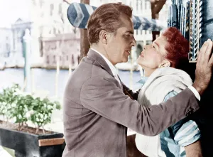 In5col Prints: SUMMERTIME, from left: Rossano Brazzi, Katharine Hepburn, 1955
