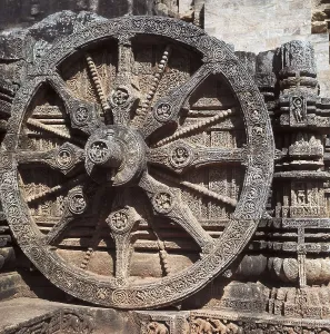 Wheel Prints: Sun Temple. INDIA. Konarak. Sun Temple