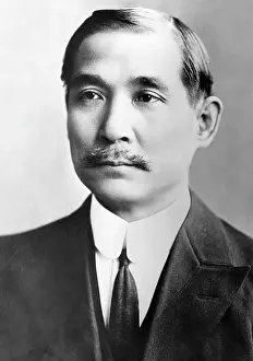 China Prints: Sun Yat-sen, (1866-1925), the first President of The Republic of China