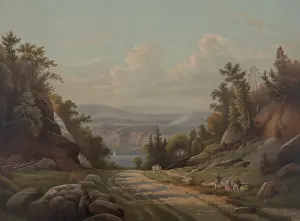 Rocks Prints: Sunday Afternoon on the West Point Road, by Max Eglau, 1875