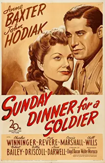 Images Dated 20th September 2013: SUNDAY DINNER FOR A SOLDIER, US poster