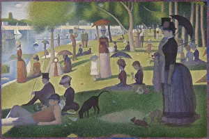Impressionism Prints: A Sunday on La Grande Jatte, 1884-1886