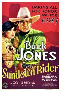 Shadow Prints: SUNDOWN RIDER, from left: Barbara Weeks, Buck Jones, 1932