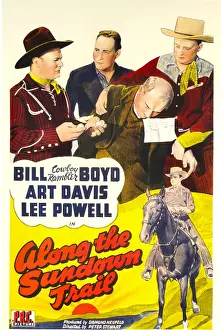 Boyd Prints: ALONG THE SUNDOWN TRAIL, left: Bill Boyd, 1942