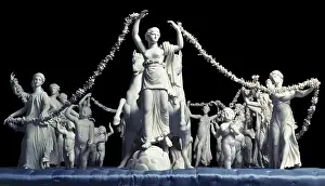 Mythology Prints: The Sunrise (L'Aurora), by Real Fabbrica della porcellana di Napoli