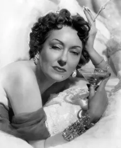 Champagne Glasses Prints: SUNSET BOULEVARD, Gloria Swanson, 1950
