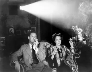 Older Woman Younger Man Prints: SUNSET BOULEVARD, from left, William Holden, Gloria Swanson, 1950