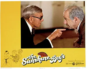 Burns Prints: THE SUNSHINE BOYS, George Burns, Walter Matthau, 1975