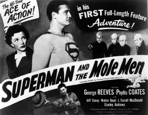Reeves Prints: SUPERMAN AND THE MOLE MEN, Phyllis Coates, George Reeves, 1951