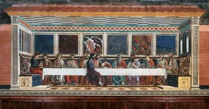 Dining Prints: The Last Supper, by Andrea di Bartolo di Simone known as Andrea del Castagno