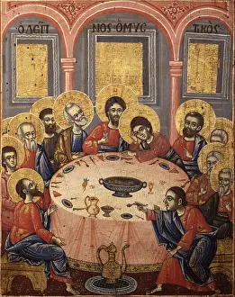 Board Prints: Last Supper, attributed to Terpo and Eftim