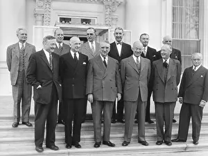 Lcgr1412 Prints: Supreme Court at the White House for a Luncheon