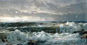 Coast Prints: SURF ON ROCKS, by William Trost Richards