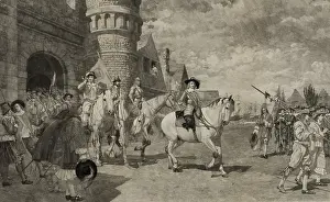 Horseback Prints: THE SURRENDER OF NIEUW AMSTERDAM, Sept