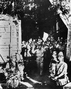 Lcgr1309 Prints: Surrender of U.S. troops to Japanese at Corregidor