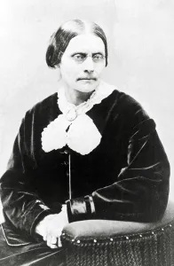 Susan B Prints: Susan B. Anthony (1820-1906), in 1871 portrait attributed to Dr. Smith
