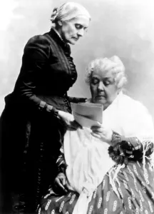 Everett Site Prints: Susan B. Anthony & Elizabeth Cady Stanton