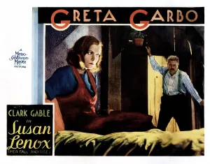 Hale Prints: SUSAN LENOX - HER FALL AND RISE, from left, Greta Garbo, Alan Hale, Sr. 1931