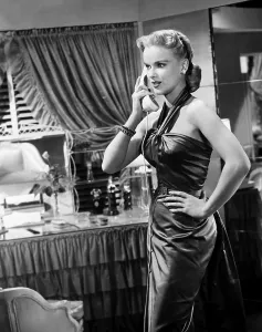 Talking On Phone Prints: SUSAN SLEPT HERE, Anne Francis, 1954