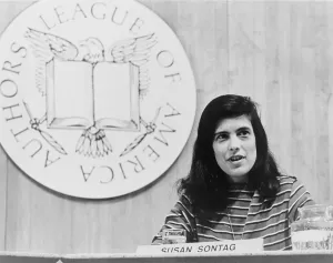 Sinclair Prints: Susan Sontag (1933-2004) prominent American intellectual and cultural critic, 1967