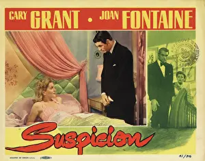 Story 75th Academy Awards Prints: SUSPICION, Joan Fontaine, Cary Grant, 1941