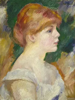 Model Prints: Suzanne Valadon, by Auguste Renoir, 1885, French impressionist painting, oil on canvas