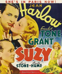 Hume Prints: SUZY, left from top: Franchot Tone
