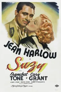Harlow Prints: SUZY, US poster art, from left: Cary Grant, Jean Harlow, 1936
