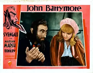 Hand Gesture Prints: SVENGALI, from left, John Barrymore, Marian Marsh, 1931