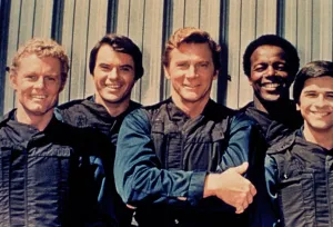 Uniform Prints: S.W.A.T. James Coleman, Robert Urich, Steve Forrest, Rod Perry and Mark Shera, 1975-76