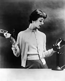 Cardigan Prints: Sweater set of the 1950s