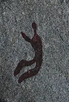 Cave Prints: SWEDEN. Tanum. The acrobat. Bronze Age