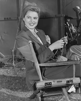 Behind The Scenes Prints: Swedish actress Ingrid Bergman