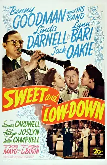 Benny Prints: SWEET AND LOW-DOWN, US poster art