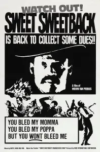 Images Dated 6th December 2013: SWEET SWEETBACK'S BAADASSSSS SONG, US poster art, Melvin Van Peebles, 1971