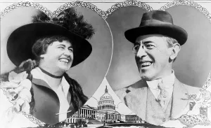 Edwardian Prints: Sweethearts. President Woodrow Wilson