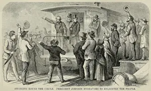 Speaking Prints: Swing Around the Circle was the name of President Johnson's three week