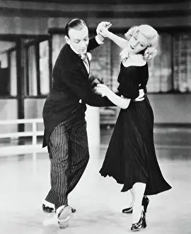 December Prints: SWING TIME, from left: Fred Astaire, Ginger Rogers, 1936