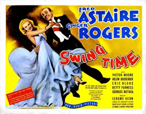 Dance Team Prints: SWING TIME, from left, Ginger Rogers, Fred Astaire, 1936