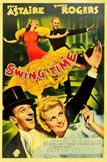Arm Raised Prints: SWING TIME, top from left: Ginger Rogers